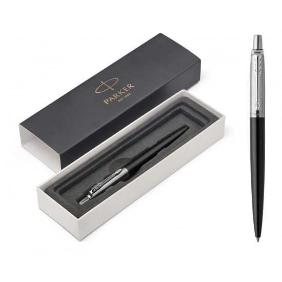 PARKER JOTTER BP PREMIUM BOND STREET BLACK CT MED BLUE 1953184