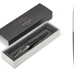 PARKER JOTTER BP PREMIUM BOND STREET BLACK GRID CT MED BLUE 1953195