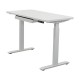DESK 24"X48" WHITE ADJUSTABLE HEIGHT ELECTRIC