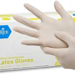 GLOVES EXAMINATION LATEX 100/BOX LARGE