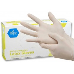 GLOVES EXAMINATION LATEX 100/BOX LARGE