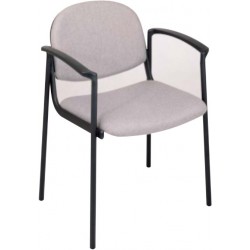 OS CHAIR VISITOR ARM BLACK V3310-3