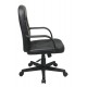 OS CHAIR MANAGER LEATHER BLACK EC3393