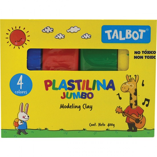 TALBOT MODELING CLAY JUMBO  4 COLOR TS-P4-400