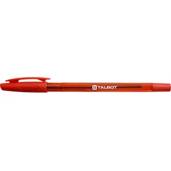 TALBOT PEN BP RED  12/BOX T03007