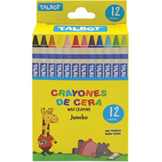 TALBOT CRAYONS  12/BOX TS-CS12