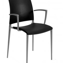 TILIA NEPTUN CHAIR PP ARM ALUM LEG CREAM 10001