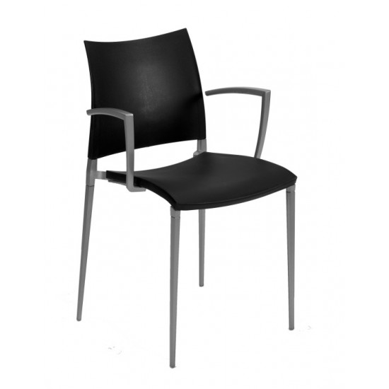 TILIA NEPTUN CHAIR PP ARM ALUM LEG CREAM 10001