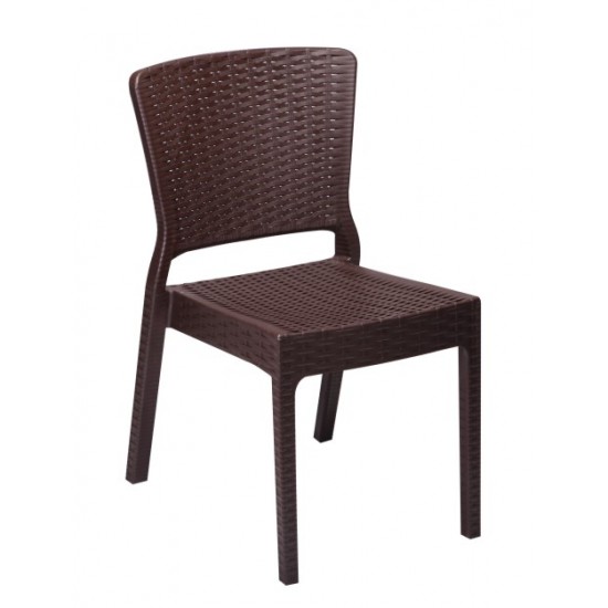 TILIA ANTARES CHAIR PP NO ARM RATTAN WENGE 10339