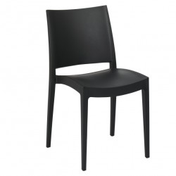 TILIA SPECTO CHAIR PP NO ARM CHARCOAL 20029