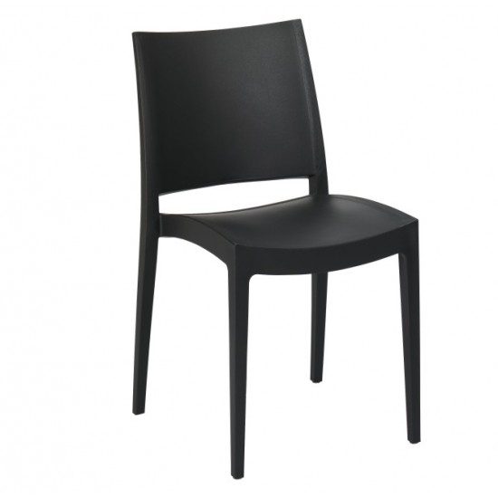 TILIA SPECTO CHAIR PP NO ARM CHARCOAL 20029