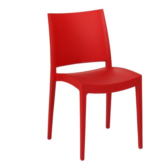 TILIA SPECTO CHAIR PP NO ARM RED 101020037