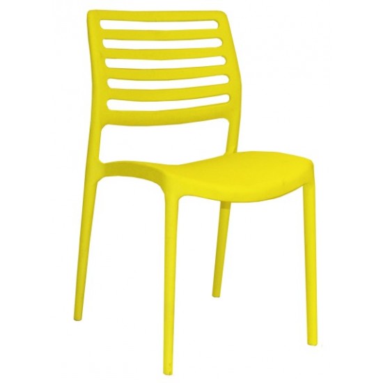 TILIA LOUISE CHAIR PP NO ARM SAX YELLOW 20293