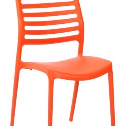 TILIA LOUISE CHAIR PP NO ARM SAX ORANGE 20294