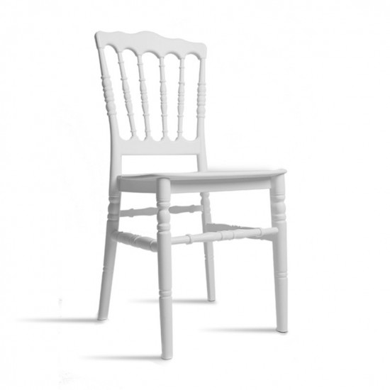 TILIA CHAIR NAPOLEON NO ARM WHITE 101020356