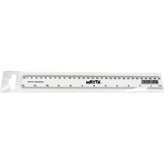 TALBOT RULER 30CM/12" PLASTIC TS60125