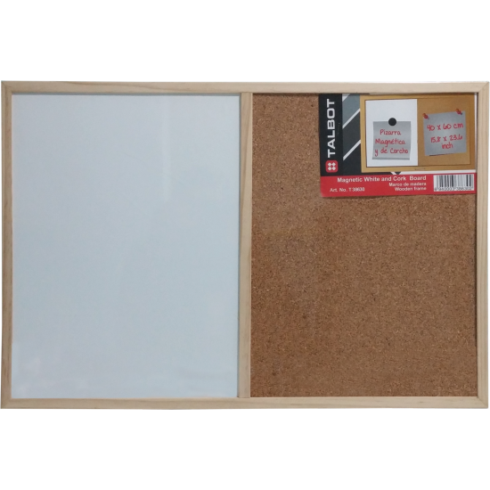 TALBOT MARKER+BULLETIN BOARD 16"X24" T38630