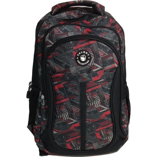 TALBOT BACKPACK 17" BLACK/RED TS-39801