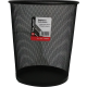 TALBOT WASTEBASKET 28CM MESH BLACK/GREY APL1013/T95001