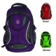 TALBOT BACKPACK 17" PURPLE/RED/GREEN TS-39803