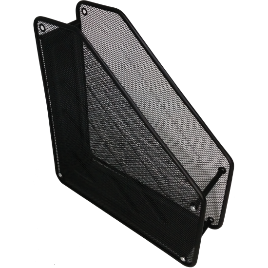 TALBOT MAGAZINE FILE HOLDER MESH BLACK/SILVER T93002