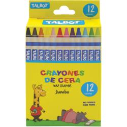 TALBOT CRAYONS 12/BOX TS-CS12