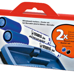 DISC STABILO MARKER  WHITEBOARD 2PK + ERASER  6432PM