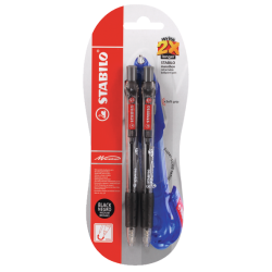 DISC STABILO PEN  BP RETRACT. ASST 2 318MBL2