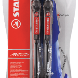 DISC STABILO PEN  BP RETRACT. ASST 2 318MBL2