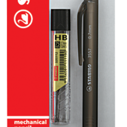 STABILO MECHANICAL  PENCIL 0.7MM+LEAD+ERASER  35573207BLP1