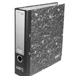 AMPO CLASSEUR LEITZ 8.0CM LTR T-830 BLACK MARBLE