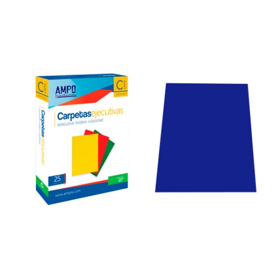 AMPO PORTFOLIO 2 POCKET BLUE UNITE 5774