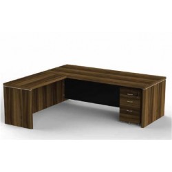 FCASE EXECUTIVE DESK 72"X36" PEARL VZ3 1890 RT + RETURN 44"X24"