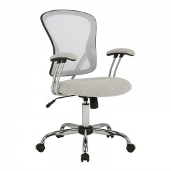 OS CHAIR TASK ARM MESH WHITE/GREY GNA26-F22