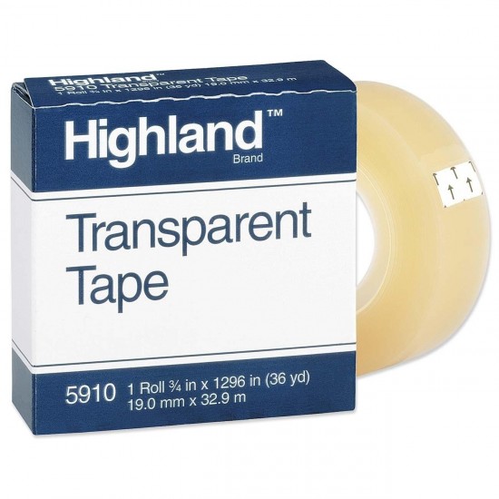3M HLAND TAPE REFILL  1/2" X 36YD 5910