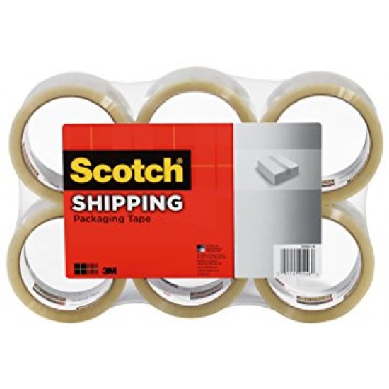 3M TAPE PACKAGING  2.83" X 54.6 YD CLEAR  6/PK 3350-XW-6