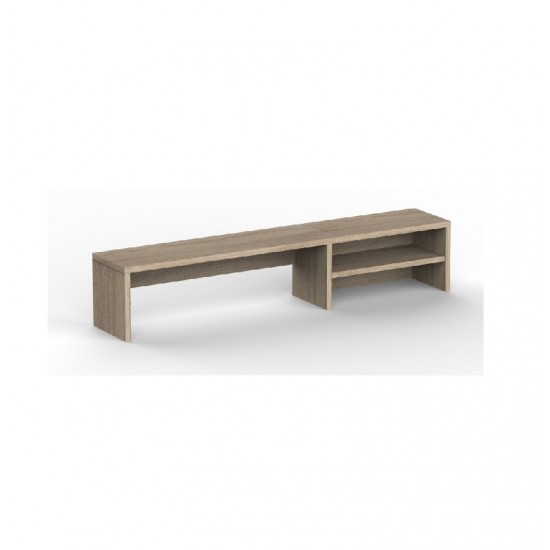 FCASE ARD HUTCH FOR COMPUTER DESK 40" SONOMA OAK A4H25-SO