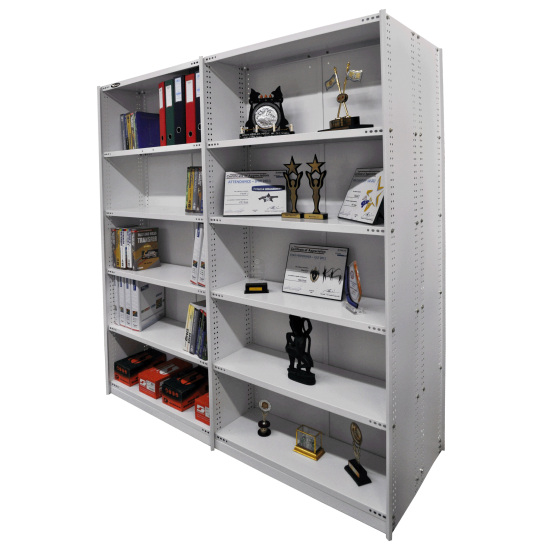 MERCURY ETAGERE METALLIQUE 11X36X87"H SSRP925275 MAIN WHITE