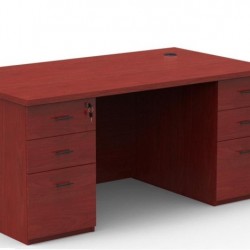 FC GA DESK EXECUTIVE  DOUBLE RECTANG 36X72  CHERRY GA1690RTB