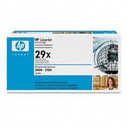 HP 29X Black Toner Cartridge Model C4129X