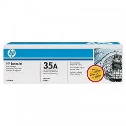 HP 35A Black Toner Cartridge Model CB435A