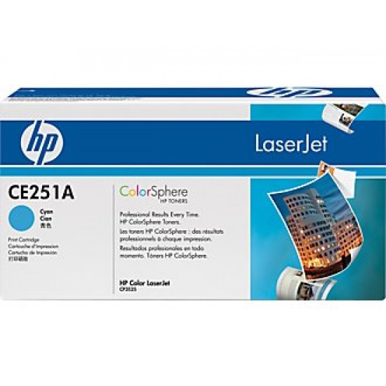HP 504A Cyan Toner Cartridge (CE251A)