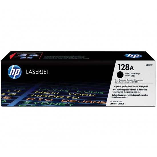 HP 128A Black Toner Cartridge (CE320A)