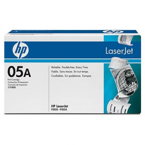 HP 05A Black Toner Cartridge Model CE505A