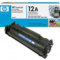 HP 12A Black Toner Cartridge Model Q2612A