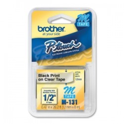Brother Label Pt-85 Wht 1/2"	