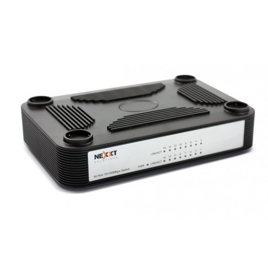 Nexxt 16 Port 10/100 Dt Switch	