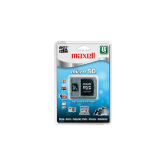 Maxell Micro Sd 8g + Adapter	