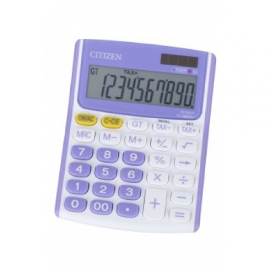 CITIZEN CALC 10 DIGIT COLOR FC800PU PURPLE