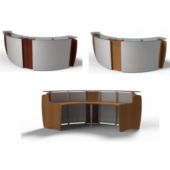 EQUO COUNTER  LSHAPE 36X65.2LX44H  CHERRY | WALNUT